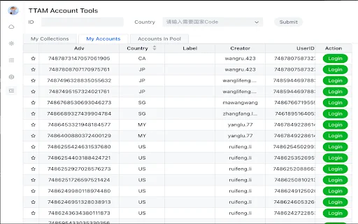 Galaxy: Ultimate Multi-Account Manager for ByteDance Ad Testing - Screenshot 1